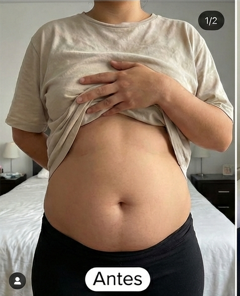 Masajeador abdominal para quemar grasa.