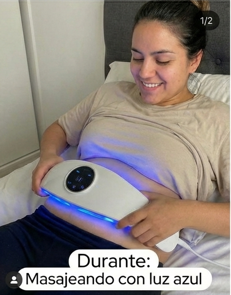 Masajeador abdominal para quemar grasa.